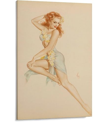 美女＊Varga.Girl・アルベルトバーガスvintage＊ピンナップ July Varga Girl by Alberto Vargas Remastered Vintage Art